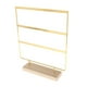 thumbnail image 5 of Organizador De Pendientes De Joyería De 3 Niveles Con Base De Madera Para Mesita De Noche, Tienda Dorada, 5 of 5