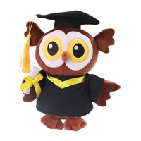 Magideal - Juguete De Peluche De Oso De Búho De Graduación, Animales De Peluche De Búho, Peluche Con Mini Gorro De Vestido, Juguete De Peluche Para La Escuela De