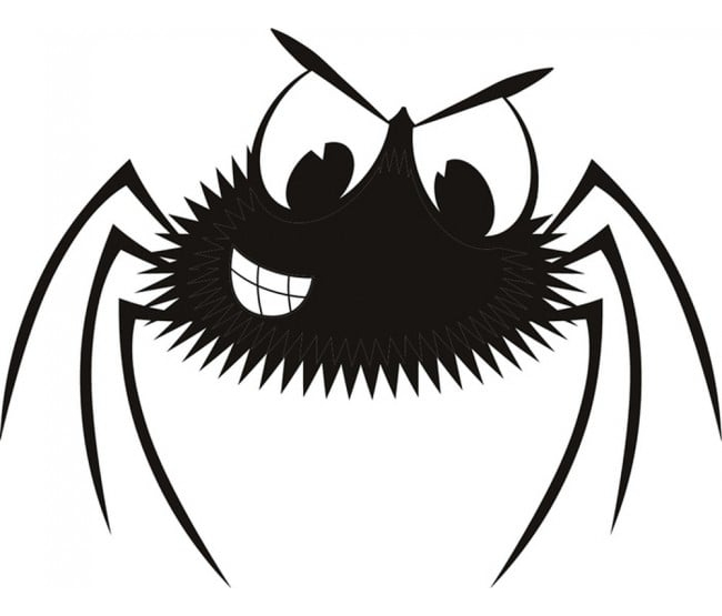 Rienda Libre Graphics - Decomural Scary Spider Halloween Ws-18383