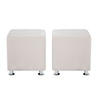 Bodevir - Set Pouf Cali 1C Felpa 12 Crudo