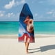 thumbnail image 5 of Underdog Manta Capa con Capucha Anti-Bolitas, Manta de Lana Ártica Suave, Manta Portátil de Felpa Ligera y Lujosa, Poncho para Siesta en Casa y Oficina, 100*130cm, 5 of 6