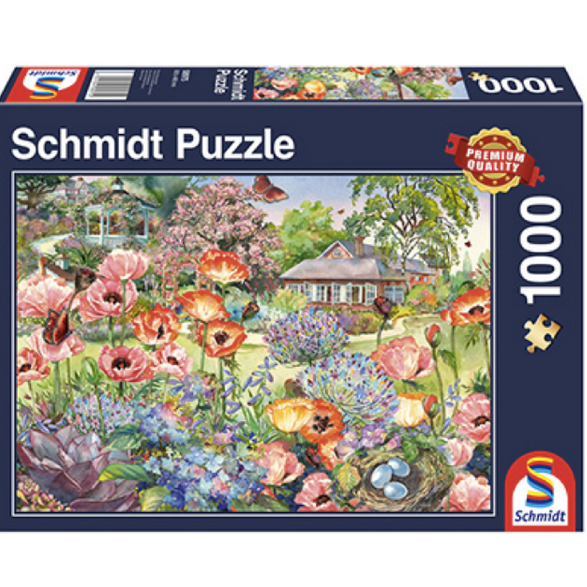 Schmidt - Puzzle 1.000 Piezas Jardin Florecido