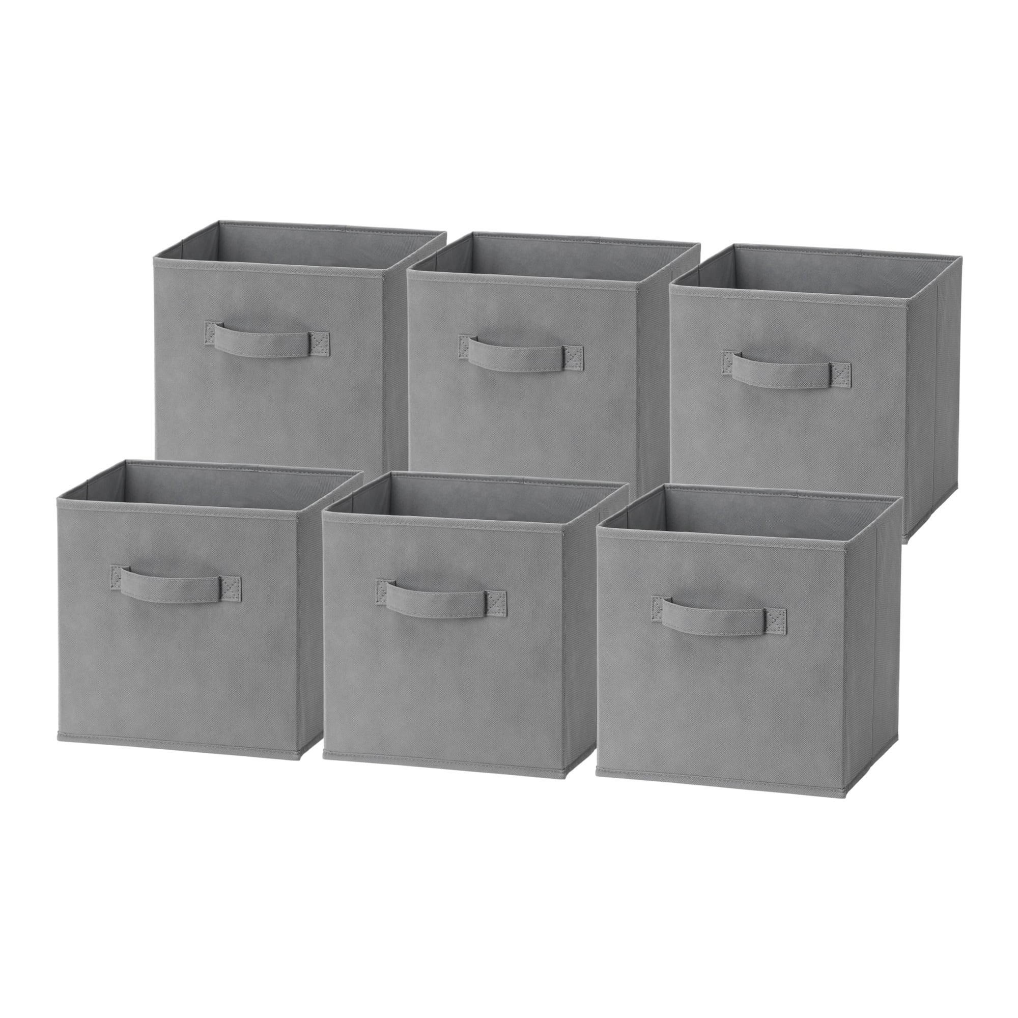 Topmarket - Pack 6 Cajas Almacenables Cubo Organizador Plegables Closet