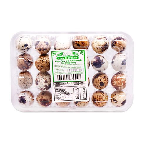 Huevos de Codorniz Chicos Manchado, 24 Un