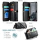 thumbnail image 3 of CaseMe Funda de Cuero para Samsung Galaxy S25 6.2" Tipo Billetera [Bloqueo RFID] con Ranura para Billetes con Zíper y 7 Tarjeteros, Correa de Hombro y Muñeca Magnética de Cuero PU Suave para Samsung, 3 of 13