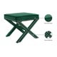 thumbnail image 4 of Puf MAKLAINE Contemporáneo de Terciopelo Verde 52 × 52 × 48 cm, 4 of 5