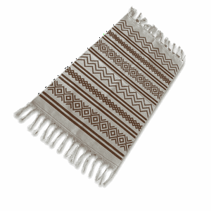 Estilodomus - Alfombra Bajada De Cama 90X59Cm Boho Colorido Decorativa Rustico