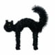 thumbnail image 1 of Gato tinsel halloween negro 45 cm, 1 of 4