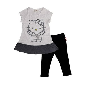 Conjunto Niña Hello Kitty Gris 8