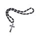 thumbnail image 2 of Colgante De Cruz De Rosario Para Hombres, Mujeres, Cuentas De Oración De Rosario, Collar De Cruz De Rosario Negro, 2 of 5