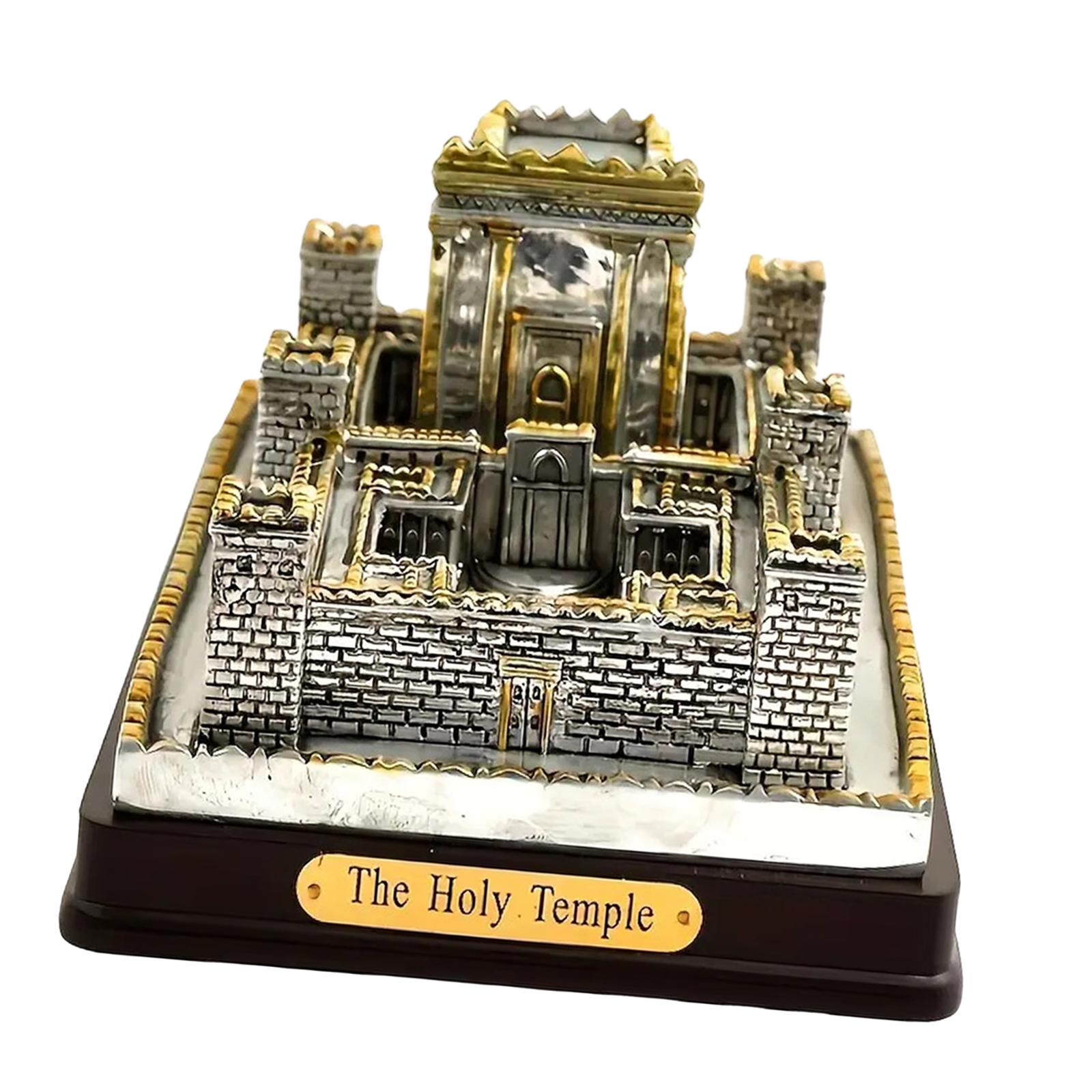 Magideal - Estatua Sagrado Jerusalén Estatuilla Religiosa Coleccionable Creativa Adorno De Escritorio Para Chimenea De Estante De Oficina