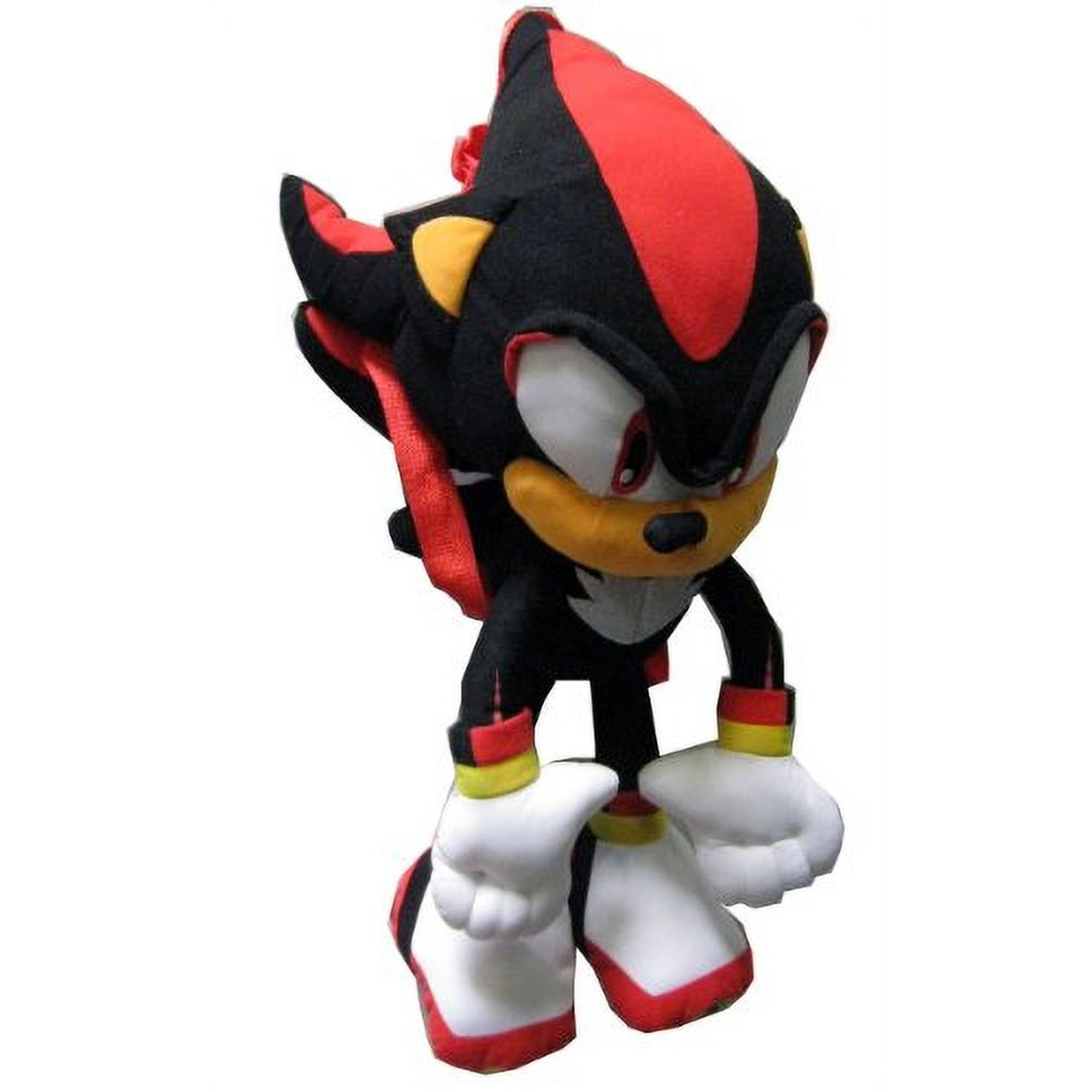Mochila Sonic The Hedgehog Peluche Shadow Negra 24 Pulgadas