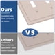 thumbnail image 3 of Placa decorativa para interruptor de luz Oilbiexn beige y rosa 2, 3 of 8