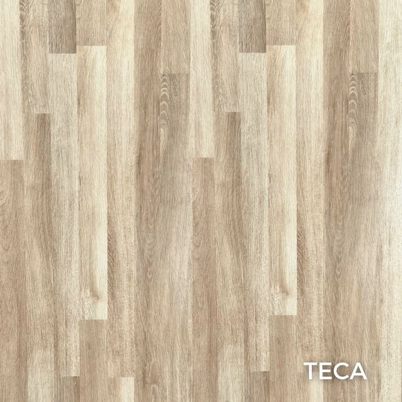 Piso flotante 8 mm 2.44 m2 Teca