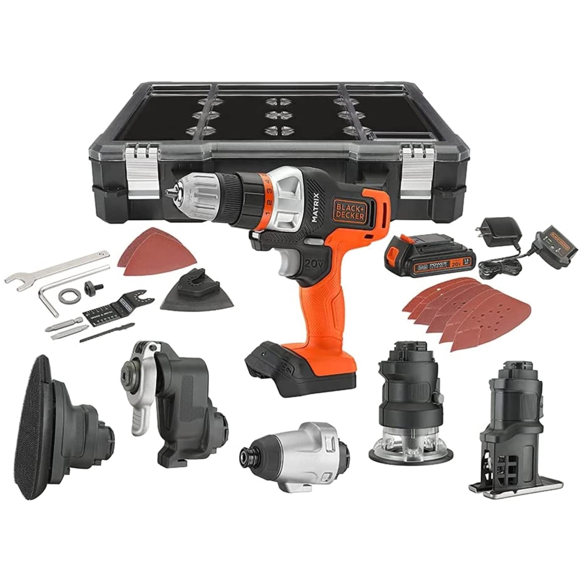Kit Combinado De Herramientas Eléctricas Black+decker 20v Max Matrix Juego De 6 Herramientas