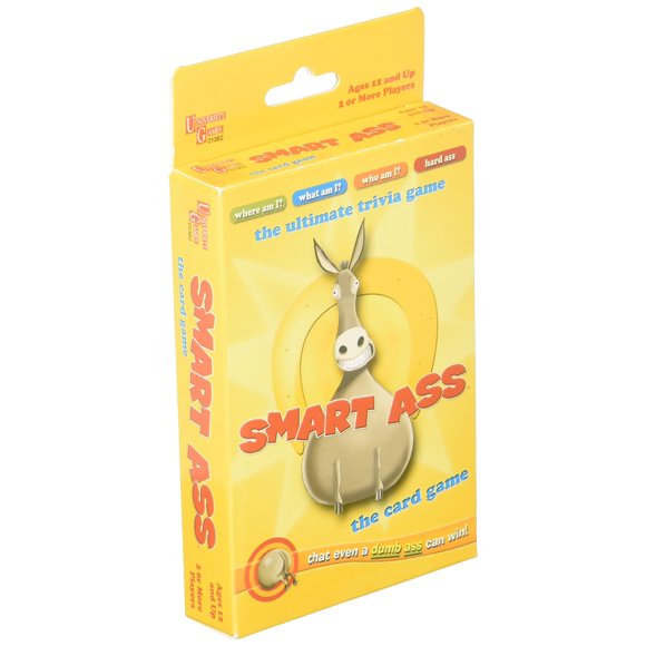 Juego de cartas University Games Smart Ass Travel Pack para más de 8 años
