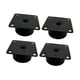 thumbnail image 4 of 4x Soportes Para Muebles Patas Muebles De Salón Herrajes Para Cama Pie Para Muebles Negro 5x3cm, 4 of 5