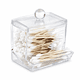 thumbnail image 1 of Organizador Acrílico Transparente Con Tapa Cotonetes Algodón, 1 of 5