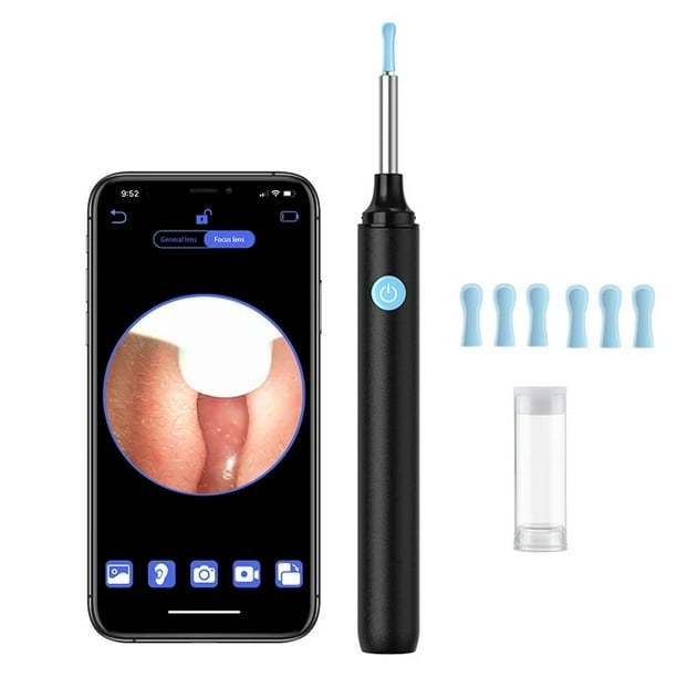 Smart Ear Wax Cleaner with Camera 3.5mm Earpick Otoscope Visual Ear Camera children Health Care for iPhone, iPad, Android