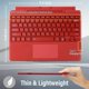 thumbnail image 5 of Teclado Wineecy para Surface Pro 11/10/9/8/X inalámbrico rojo, 5 of 6