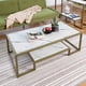 thumbnail image 2 of Mesa De Centro Marmoleada Prisma Blanco, 2 of 6