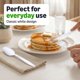 thumbnail image 2 of Amazon Basics Disposable Everyday White Assorted Cutlery Set, 2 of 3