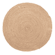 thumbnail image 1 of Alfombra Circular Yute 90cm Beige Diseño Tela Modelo 95, 1 of 3