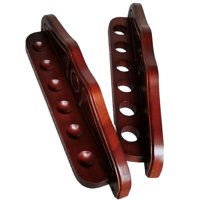 Ioensy - Snooker Pool Cue Rack Rod Organizador Almacenamiento De Madera Palos De Mesa Montados En La Pared