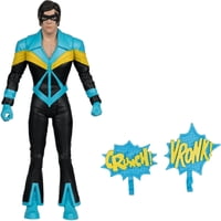 Figura De Acción Mcfarlane Toys Dc Retro Batman '66 Nightwing 6 Pulgadas