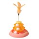 thumbnail image 3 of Rodillo De Juguete Para Gatos Con Pluma Y Bola Para Gatito, Juguete Con Pista De Bolas Para Gatos, Color Rosa, 3 of 5
