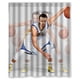 thumbnail image 1 of Cortina de ducha con imágenes geniales de Stephen Curry, juego de cortina de baño con ganchos, tamaño 60 x 72 pulgadas, 1 of 3