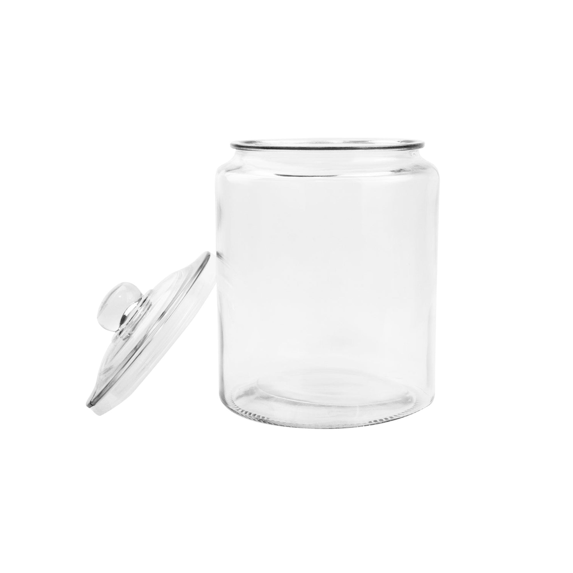 Decoexpress - Frasco Vidrio 29 Cm Con Tapa