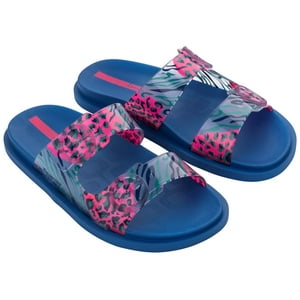 Sandalia Follow Print Azul Ipanema