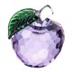 thumbnail image 4 of 4x5.5cm Colorido Crystal Apple Handcraft Christmas Eve Souvenir Purple, 4 of 5