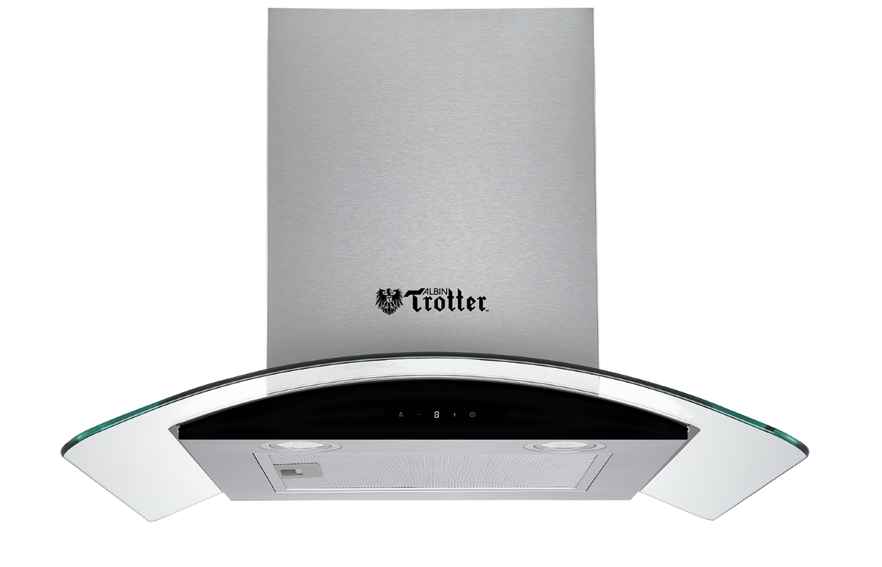 Albin Trotter - Campana Mural Touch Vidrio Ancho: 600 Fondo: 500 Alto:455