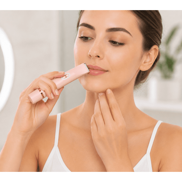 Depiladora Facial Dual 2 en 1 Recargable USB Mujer Color Rosa | Lider