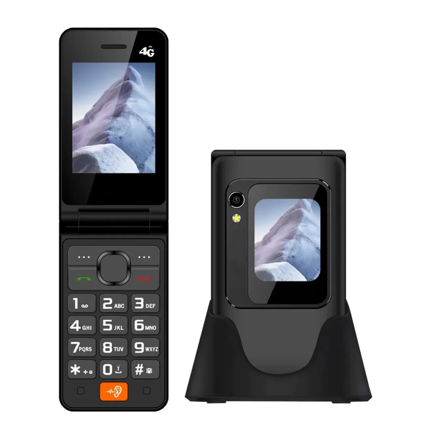 Telefono Senior Adulto Mayor Almeja 4g Negro Tecnolab