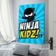 thumbnail image 3 of Ninja Kids Cuadro decorativo colgante - Arte de pared - Póster enmarcado - Decoración de pared - Regalos para familia, amigos y aficionados 20*30 cm, 3 of 6