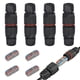 thumbnail image 1 of Conectores de cable Andefu de 2 pines impermeables IP68, paquete de 4, 1 of 7