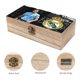 thumbnail image 3 of Rodri-theme Wooden Storage Box Rustic Wood Organizer Box Decorative Keepsake Box Multipurpose Desktop Storage Chest for Home Office Jewelry Trinkets Crafts Supplies, 3 of 6