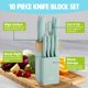 thumbnail image 2 of Juego de cuchillos Tasty Aqua de 10 piezas con bloque, 2 of 7