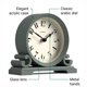 thumbnail image 5 of Reloj de Sobremesa JONES CLOCKS Pequeño Acrílico Verde 16x18x6cm, 5 of 6