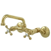 Kingston Brass - Grifo De Cocina Kingston, Soporte De Pared Victoriano De Latón De 7 Pulgadas