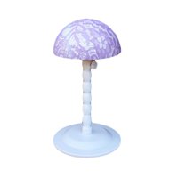 Ioensy - Soporte Para Peluca, Soporte De Exhibición De Peluca Estable De Altura Ajustable Para Salones, Tienda, Secado, Violeta