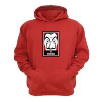 Genérico - Polerón Canguro La Casa De Papel Rojo Talla L Unisex