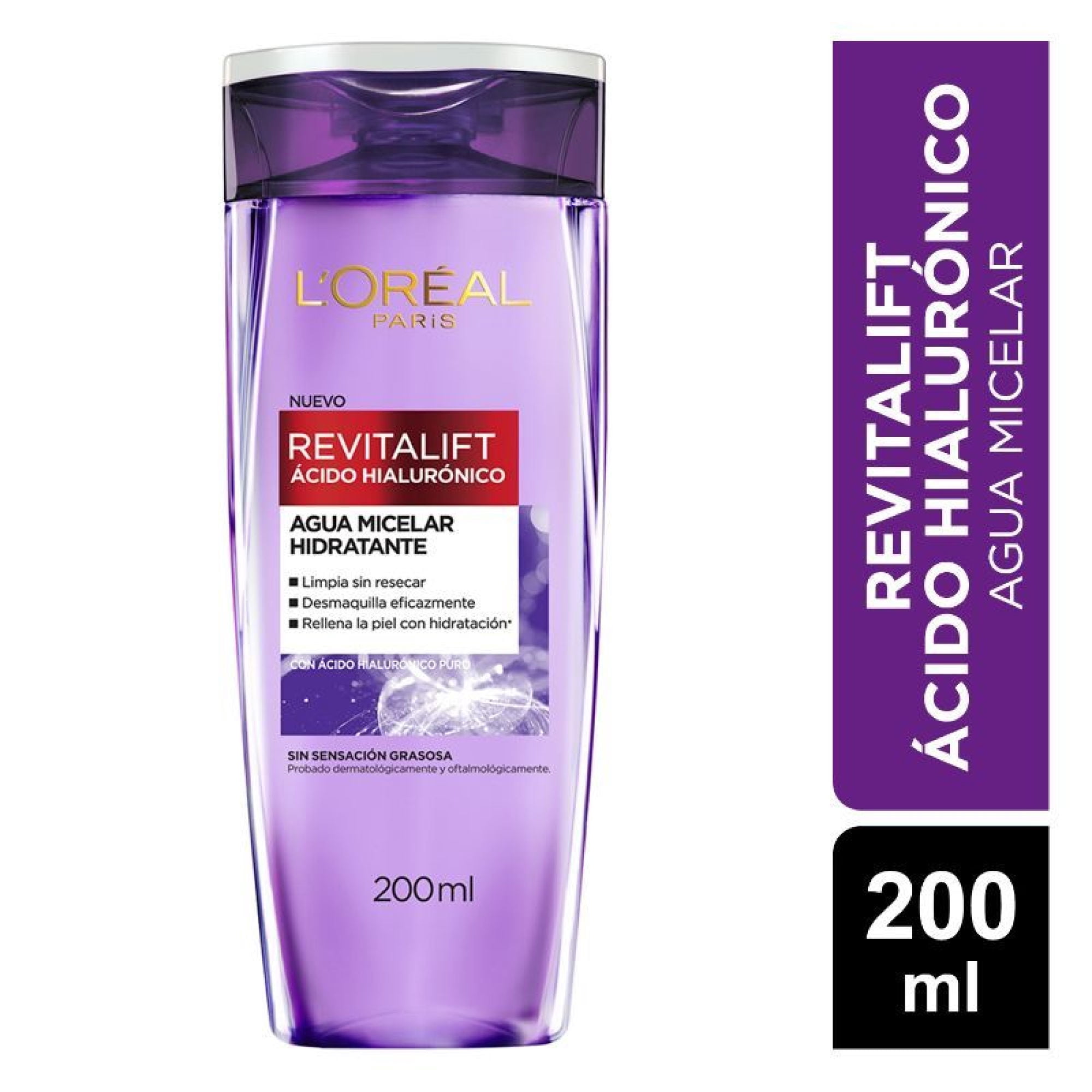 Agua Micelar L'oreal Paris Ácido Hialurónico