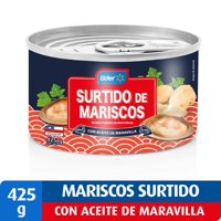 Surtido De Mariscos Aceite De Maravilla Lata Drenado 213 G - Neto 425 G Lider