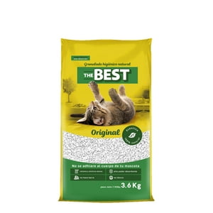 The Best - Arena Sanitaria De Piedras De Diatomea 3,6Kg / 7,2Lts