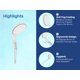 thumbnail image 4 of Juego de 7 espejos dentales de acero inoxidable Artman Instruments, 4 of 7