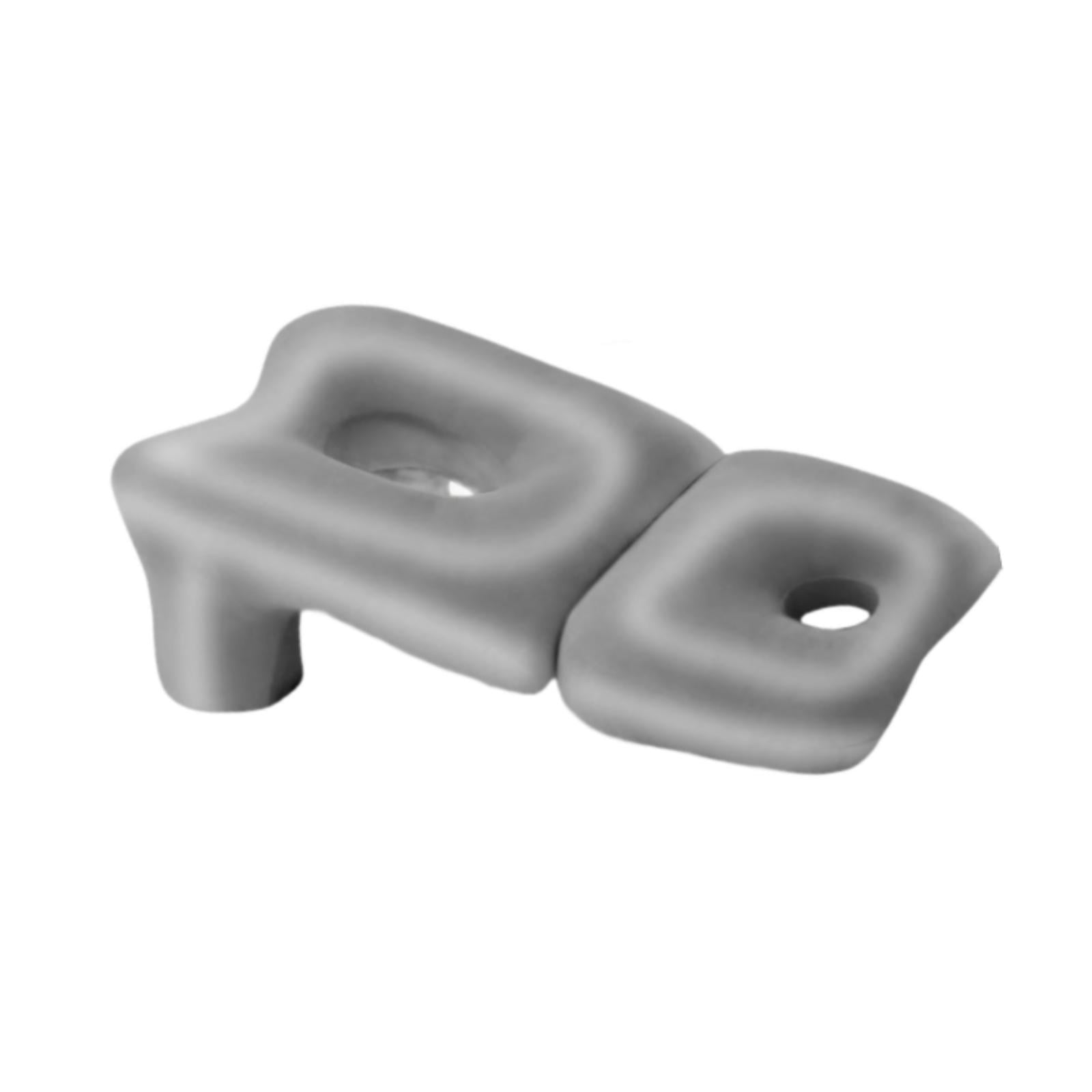 Magideal - Almohada Boca Abajo, Soporte Para El Cuello, Multiusos, Para Después De Una Cirugía Ocular, Almohada Boca Abajo, Almohada De Masaje Para El Hogar, Par Gris